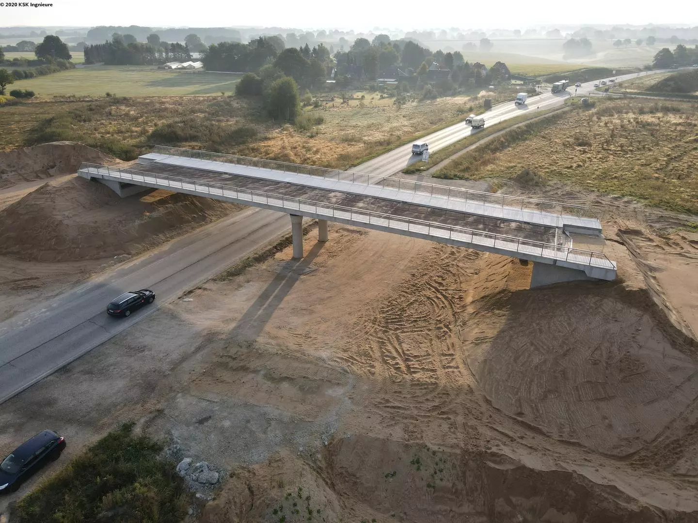 3D-Animation des Brückenbauwerkes durch die KSK Ingenieure