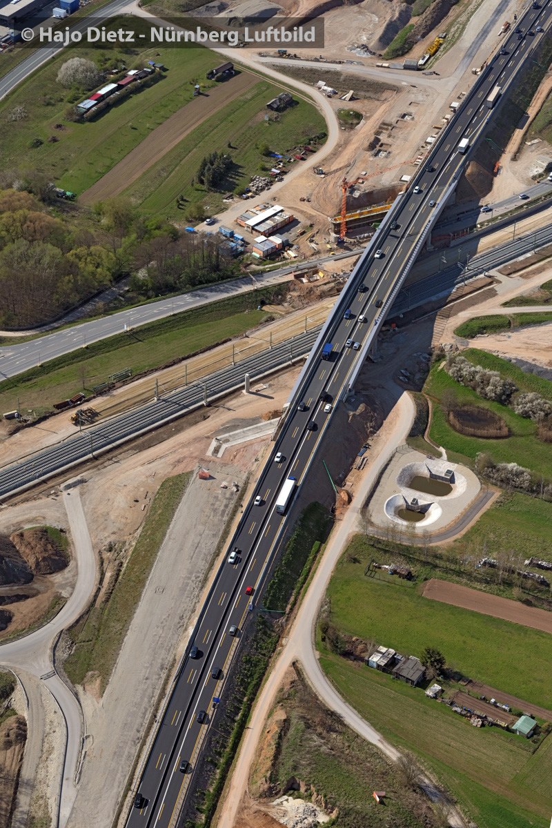 Neubau A73 Brücke südlich Breitengüßbach Projekt Die