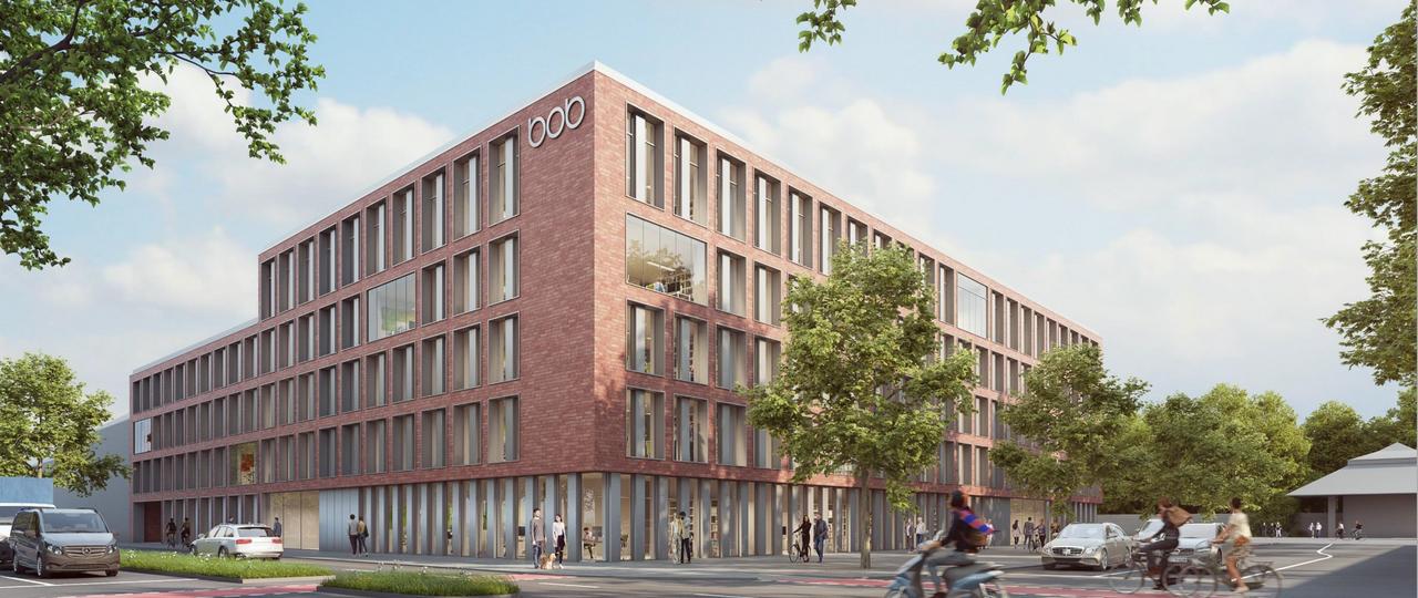 Neues Gebäude der Niederlassung Rheinland ab 2023. - Umzug der Niederlassung Rheinland in neue Räumlichkeiten am Krefelder Willy-Brand-Platz