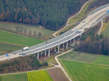 Ödschlagtalbrücke (Foto: FRANKENAIR Ingo Baeuerlein / LUFTBILD-SUCHE.com)