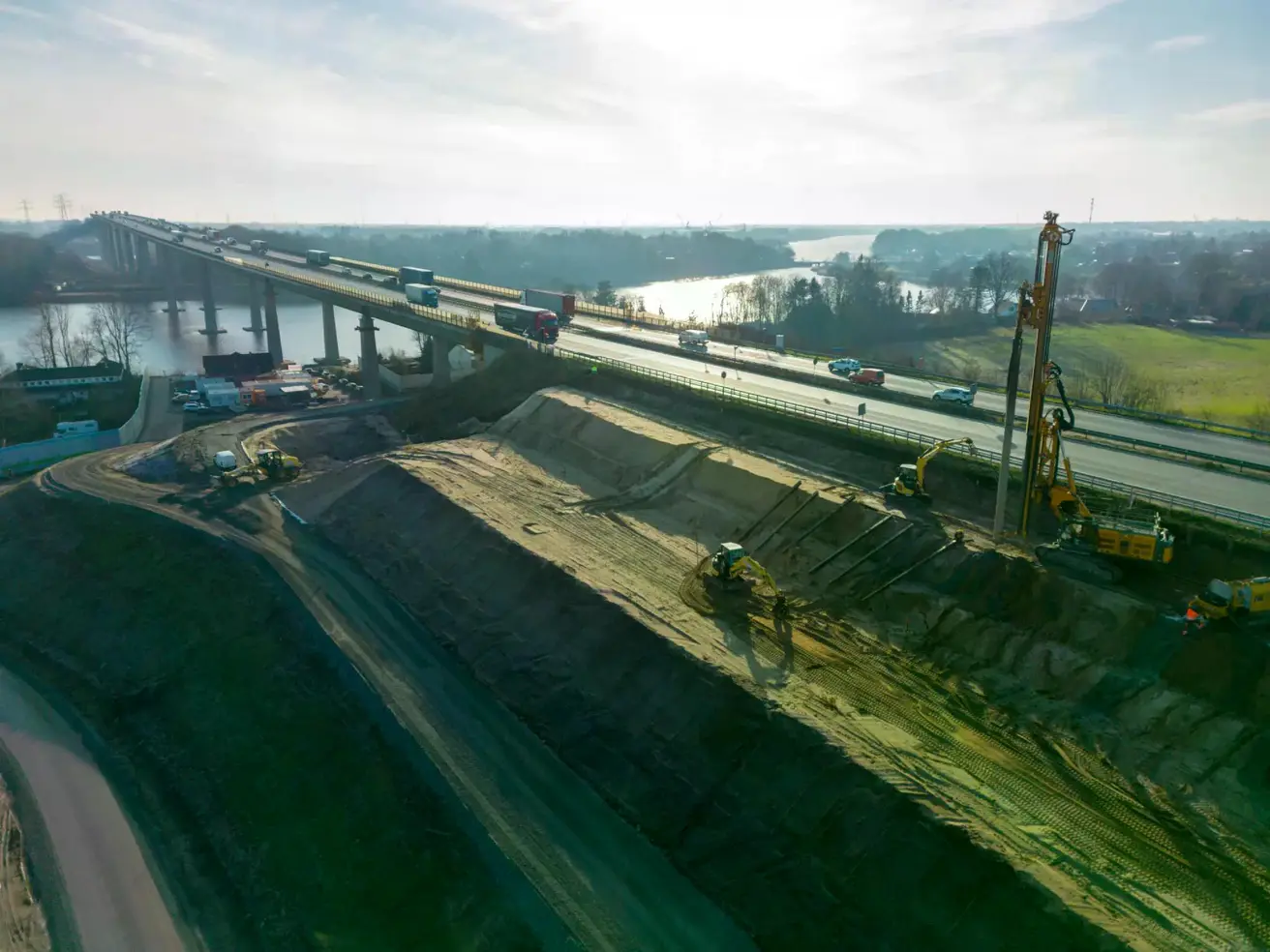 Quelle: DEGES | A7 Rader Hochbrücke | Schleswig-Holstein Quelle: DEGES | A7 Rader Hochbrücke | Schleswig-Holstein