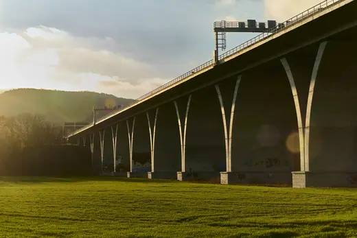 Saaletalbrücke in Thüringen