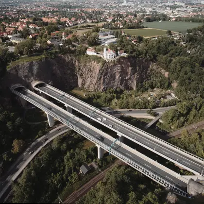 A17 Doelzschener Tunnel Brücke 