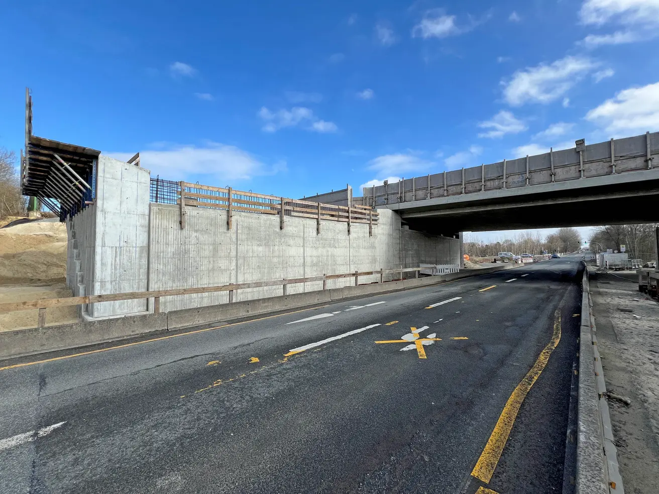 Das nördliche Widerlager. © Die Autobahn GmbH des Bundes Das nördliche Widerlager. © Die Autobahn GmbH des Bundes