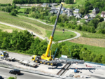 Fellertalbrücke Einbau lärmgeminderte ÜKO (5)