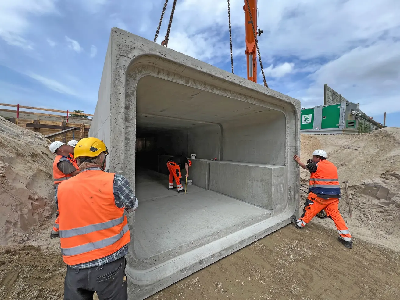 A27 zwischen Anschlussstellen Hagen im Bremischen und Stotel, Arbeiten am 16.6.2026 © Die Autobahn GmbH des Bundes