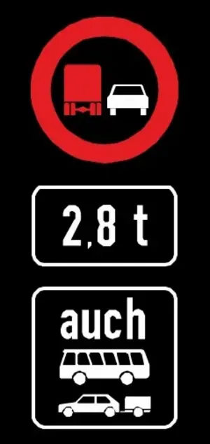 Lkw-Überholverbot Lkw-Überholverbot