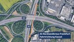 Nordwestkreuz Frankfurt Verkehrsführung Fahrtrichtung Kassel