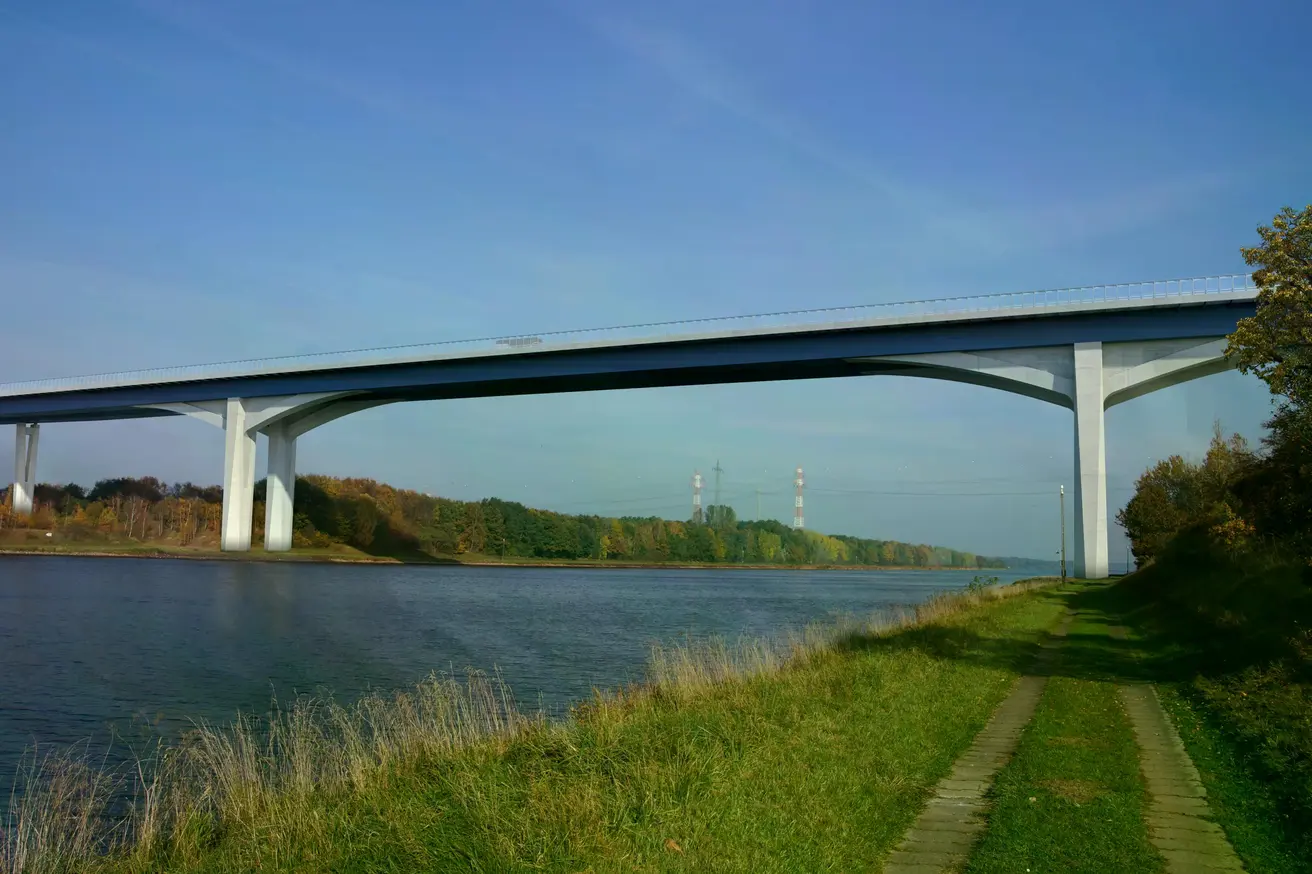 Quelle: DEGES | A7 Rader Hochbrücke | Schleswig-Holstein Quelle: DEGES | A7 Rader Hochbrücke | Schleswig-Holstein