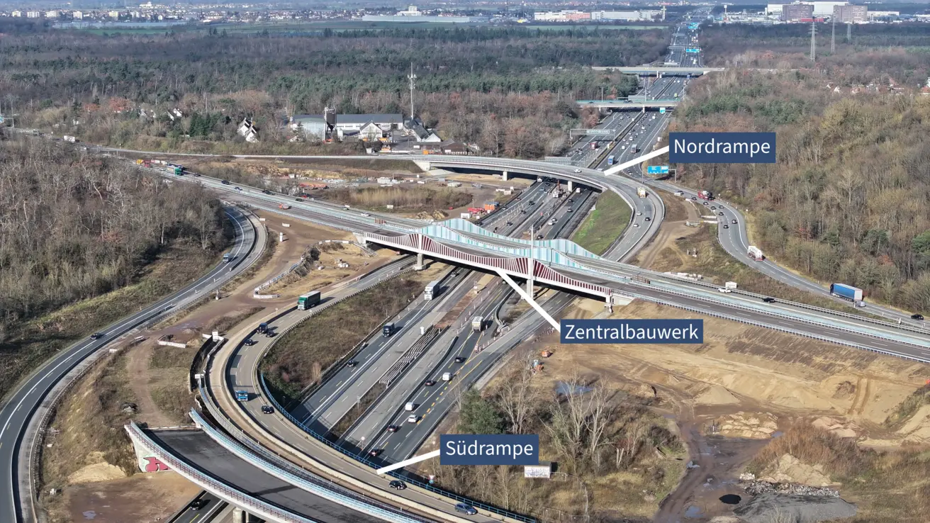Luftbild Darmstädter Kreuz