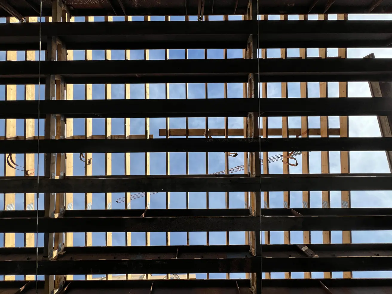 Das Traggerüst von unten. © Die Autobahn GmbH des Bundes Das Traggerüst von unten. © Die Autobahn GmbH des Bundes