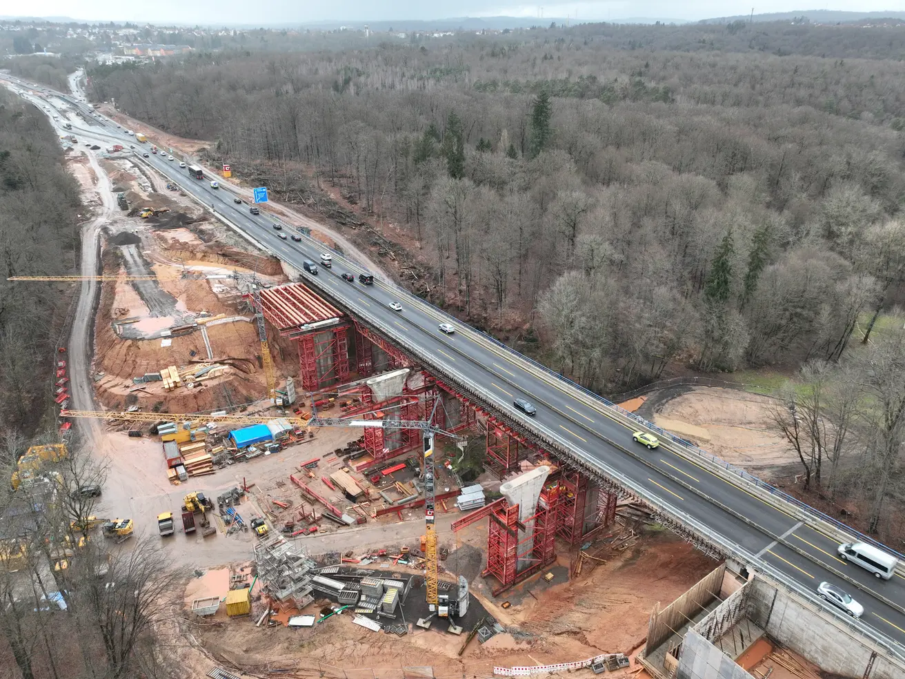 A8: Kasbruchtalbrücke bei Neunkirchen-Oberstadt