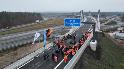 Feierliche Verkehrsfreigabe: A6/A9, Umbau des Autobahnkreuzes Nürnberg-Ost | Foto: Autobahn GmbH