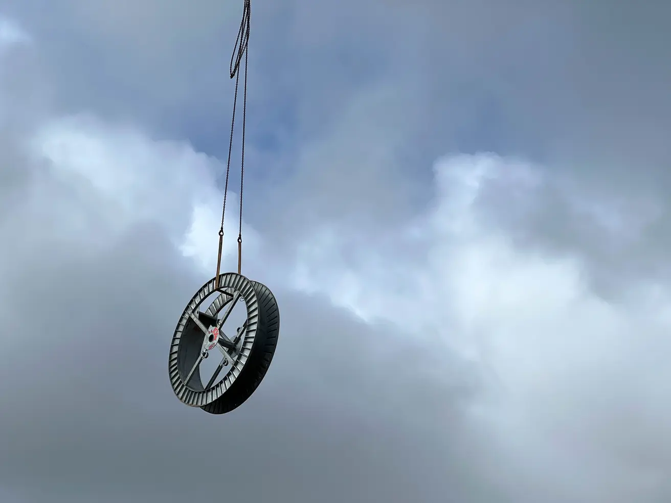 Kann zurück zum Spannstahl-Hersteller: eine abgewickelte, leere Trommel. © Die Autobahn GmbH des Bundes Kann zurück zum Spannstahl-Hersteller: eine abgewickelte, leere Trommel. © Die Autobahn GmbH des Bundes