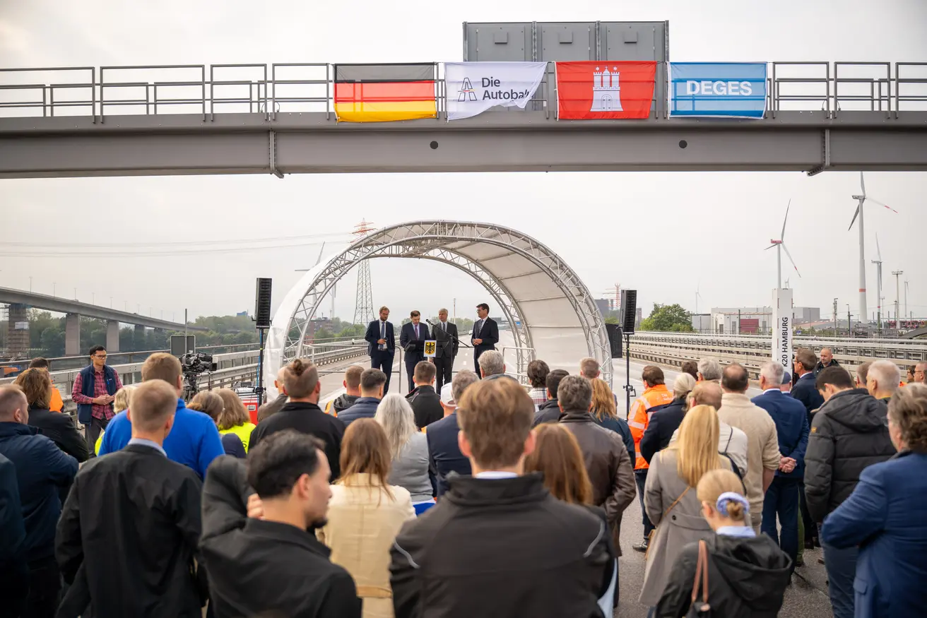 Verkehrsfreigabe Hochstraße Elbmarsch K20 | Quelle: Meyerfoto/ Iwo Hoffmann