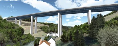 Visusalisierung Talbrücke Rahmede