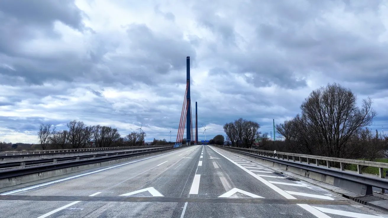 A1 | Norderelbbrücke Hamburg | Ummarkierungsarbeiten