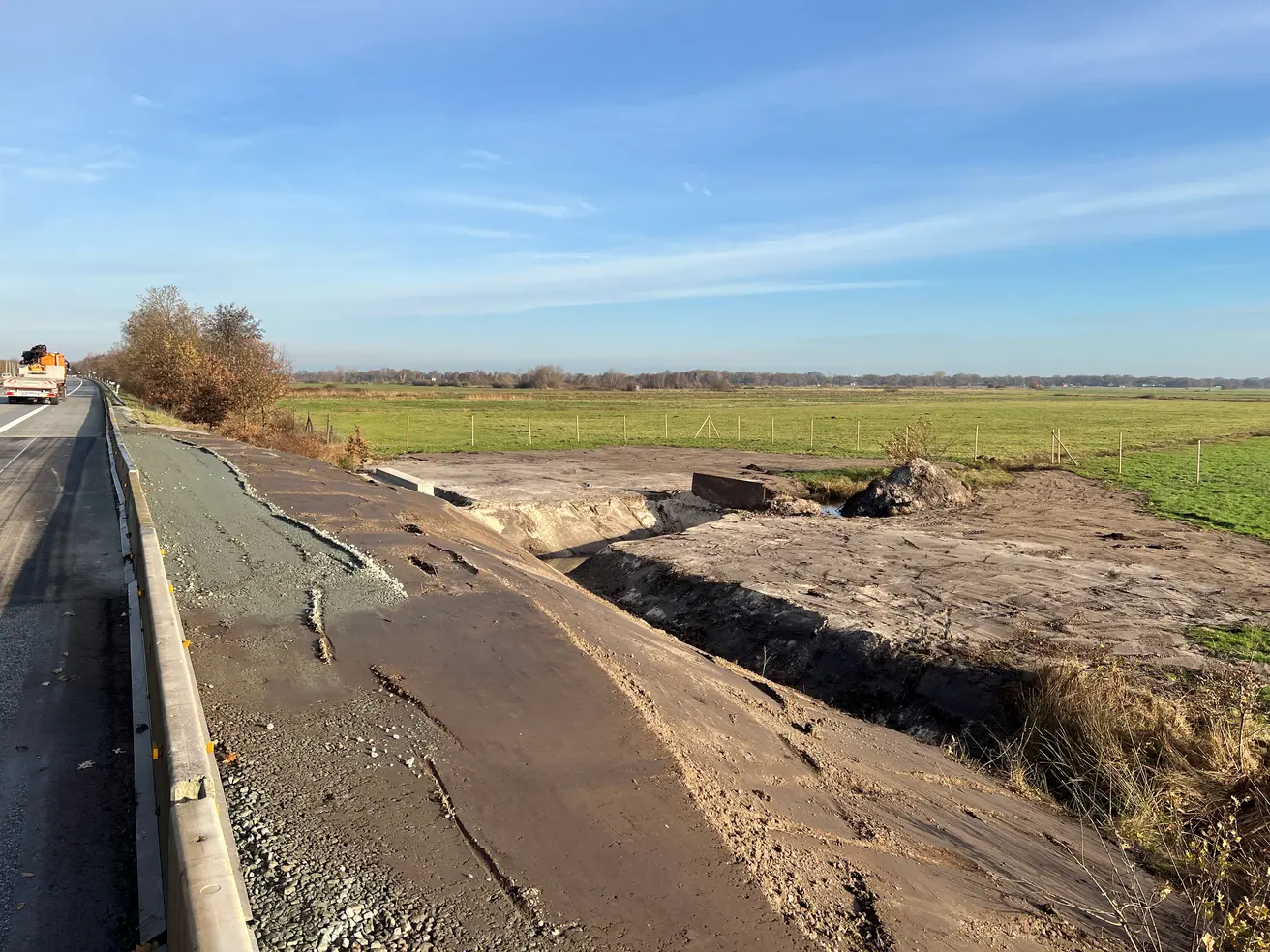 Der Böschungsbereich rund um den neuen Durchlass. © Die Autobahn GmbH des Bundes