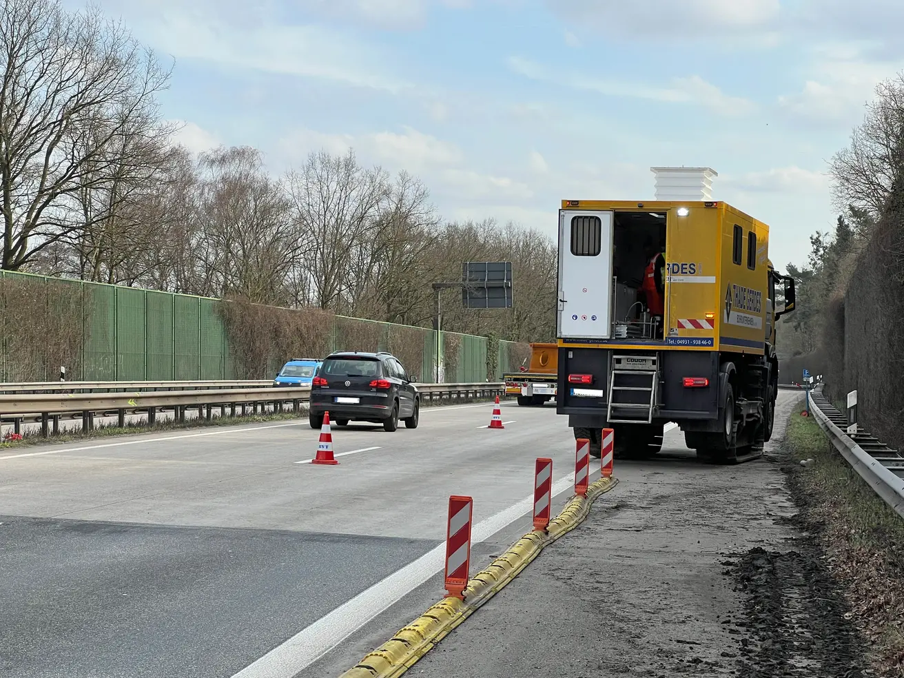 Spezialfahrzeug zur Baugrunderkundung. © Die Autobahn GmbH des Bundes