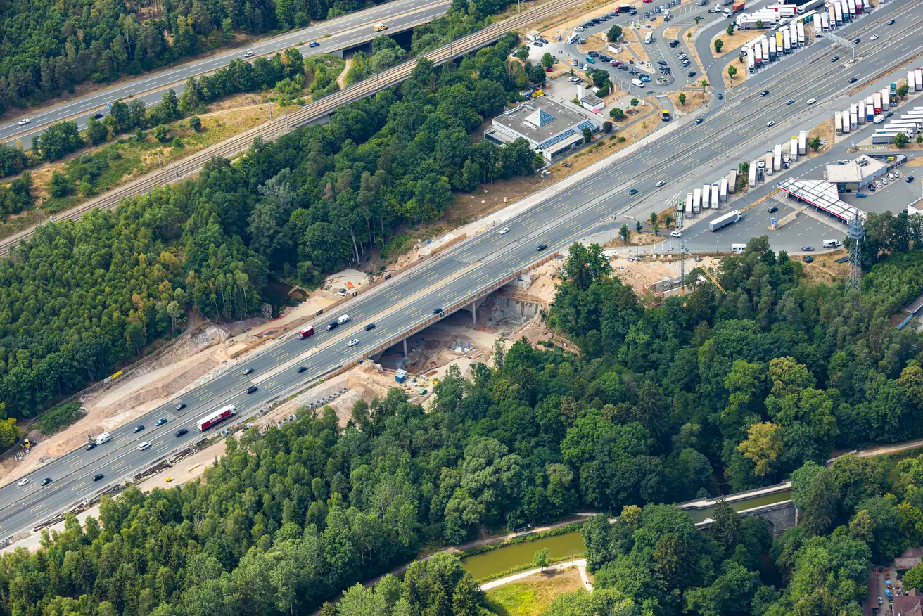 Schwarzachbrücke (Foto: FrankenAir)