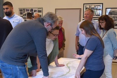 2025 06 05 FÖB A45 Lüdenscheid Hagen (1) Kopie1 Bürgerinnen und Bürger im Gespräch mit den Planern