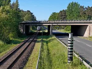 Die Unterführung von Bahn und L190 an der Anschlussstelle Walsrode Süd. © Die Autobahn GmbH des Bundes