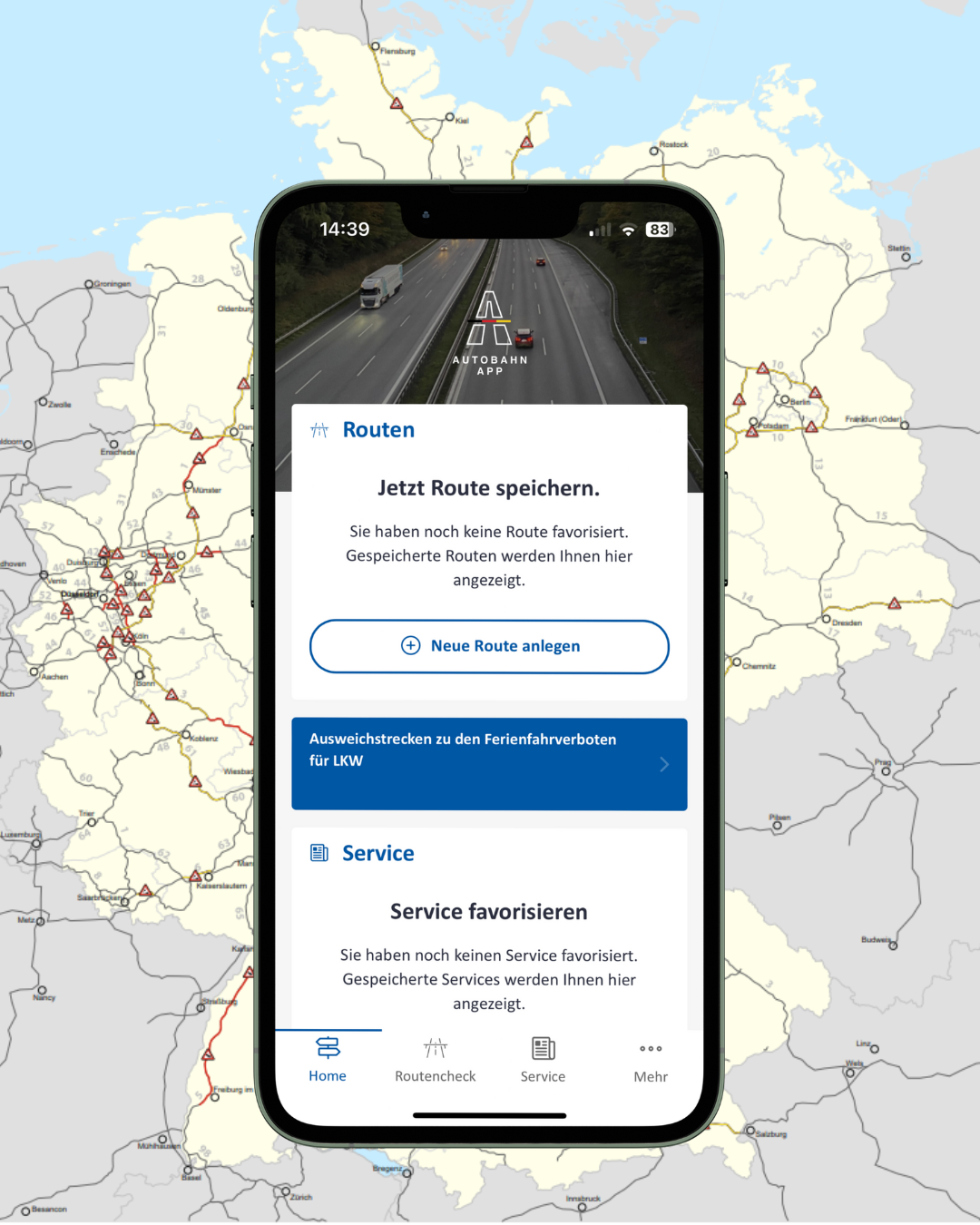 Ferienfahrverbot Lkw 2023 Karte